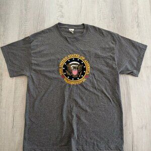 Washington DC T Shirt Delta Grey Embroidered Size XL United States America